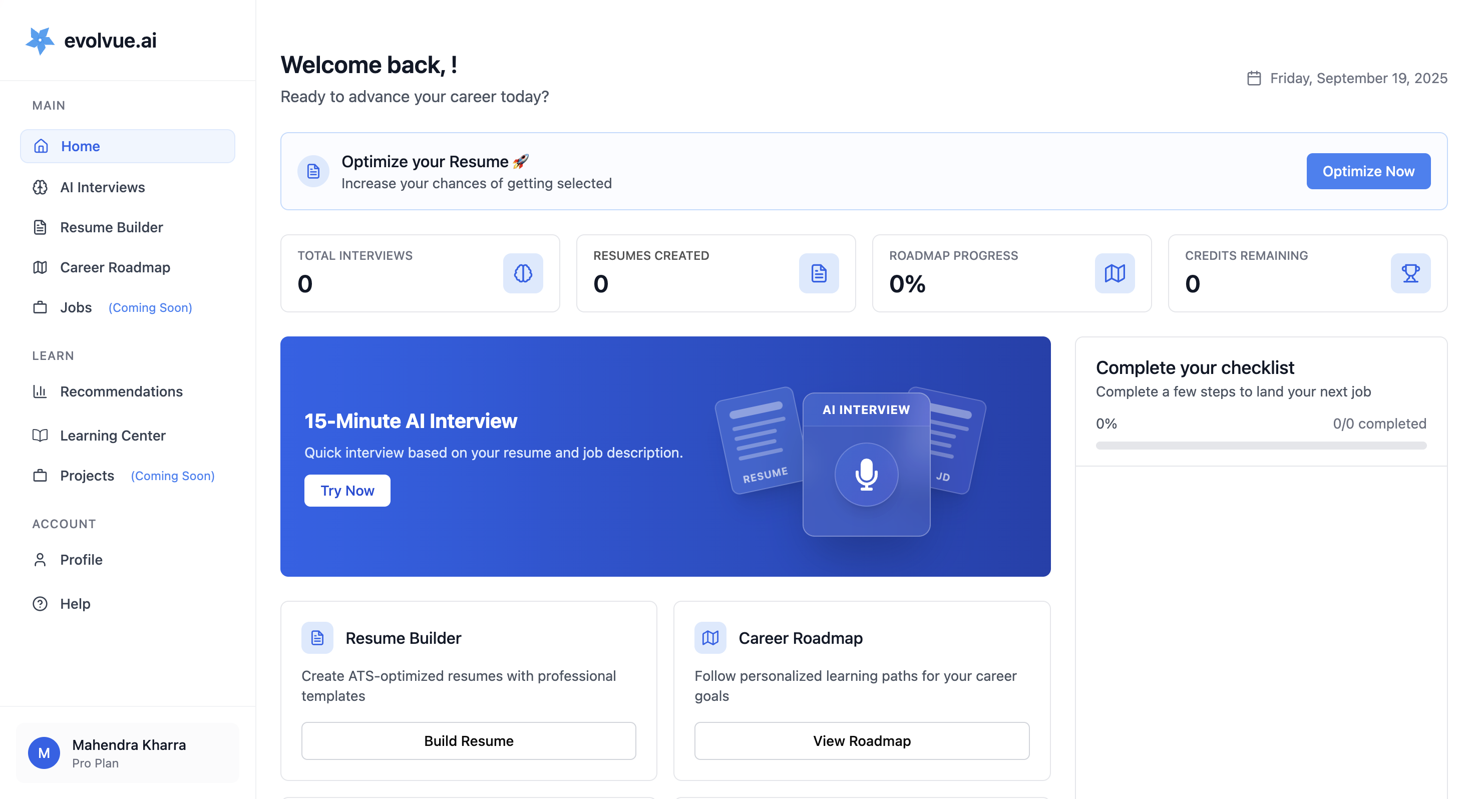 Evolvue AI screenshot 1